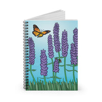 Butterfly in Flowers Notebook