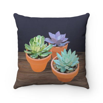 Succulent throw pillow