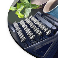 Biblio Typewriter & Coffee Mouse Pad (two shapes)
