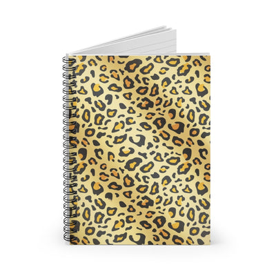 Leopard print notebook