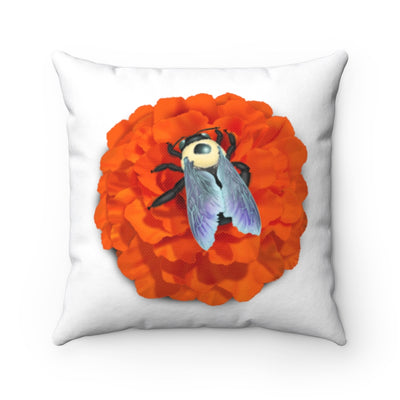 bumblebee throw pillow