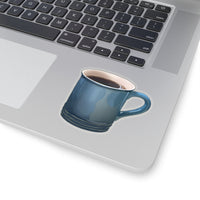 Coffee mug sticker. Coffee Sticker by Greymount Paper & Press.