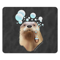 Otter Mouse Pad: Bubble Pipe (two shapes)