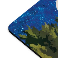Moon Through the Trees Mouse Pad (two shapes)