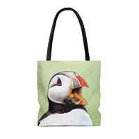 Penguin tote bag, Puffin tote bags