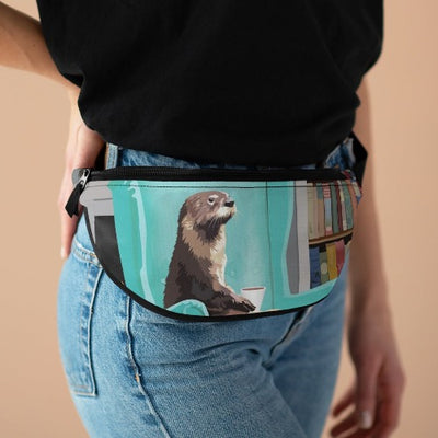 Otter Fanny Pack. Fanny pack with a funny otter design.