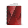 Lux: Crimson Tones Spiral Notebook