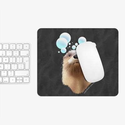 Otter Mouse Pad: Bubble Pipe (two shapes)