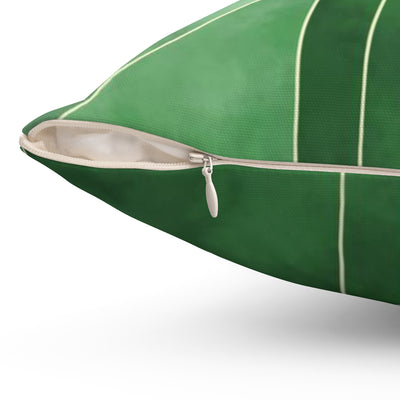 Emerald Radiance Throw Pillow