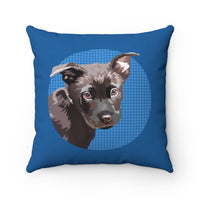 black labrador throw pillow for dog lover