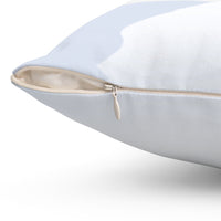 Fox Throw Pillow :: Fox Curled in Snow
