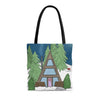 winter tote bag, hygge tote bag