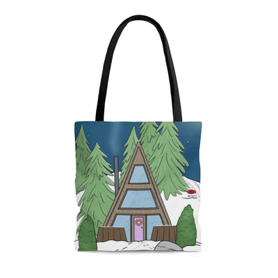 winter tote bag, hygge tote bag