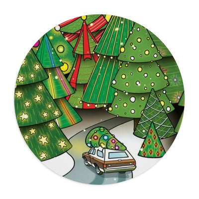 Winter Wonderland Holiday Mouse Pad (two shapes)