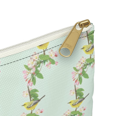 Biblio Teacup #3 Flat Zip Accessory Pouch