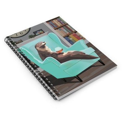 Otter With Snifter Notebook