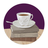 Biblio Teacup #4 Mouse Pad (two shapes)