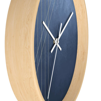 Moods in Blue-Gray Wall Clock