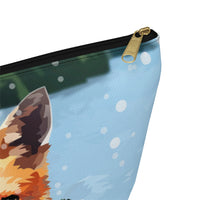 Fox Stand-Up Zip Pouch