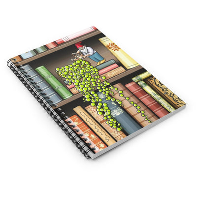 gnome notebook, gnome notebooks, gifts for book lovers, gnome spiral notebook, gnome note book