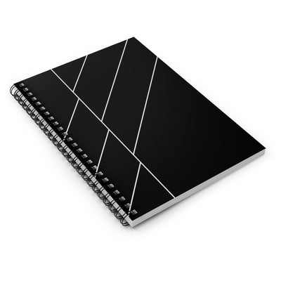 Lux: Black Space Spiral Notebook