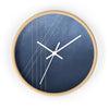 Moods in Blue-Gray Wall Clock