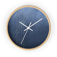 Moods in Blue-Gray Wall Clock