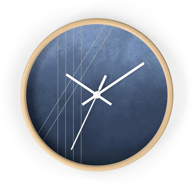 Moods in Blue-Gray Wall Clock