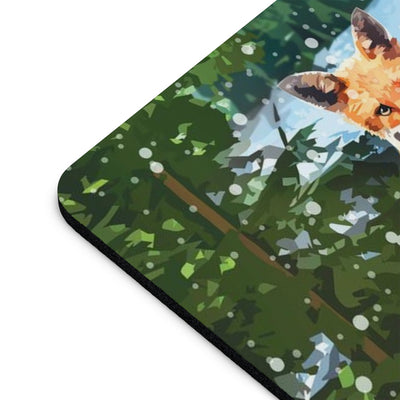 Fox in Snow Mouse Pad (two shapes)