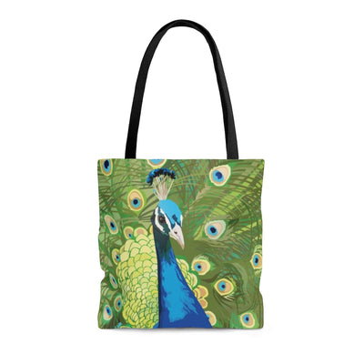 peacock tote bag