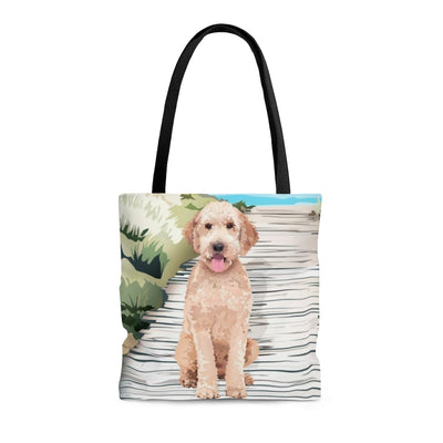 Doodle tote bag. Dog tote bag