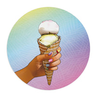 Ice Cream Mouse Pad (two shapes)