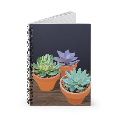 Succulent Trio Spiral Notebook