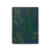 Deep Floral Notebook