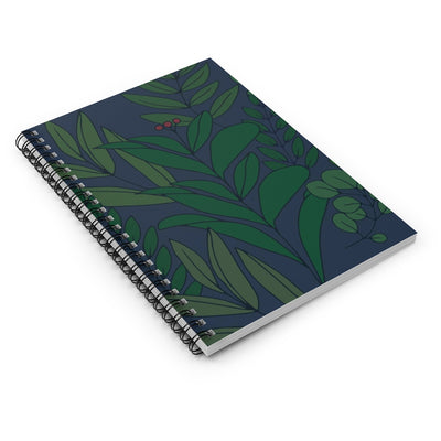 Deep Floral Notebook