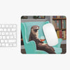 Otter Mouse Pad: Snifter (two shapes)