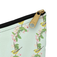 Biblio Teacup #3 Flat Zip Accessory Pouch