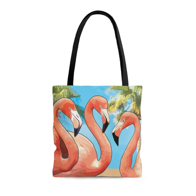 Flamingo tote bags