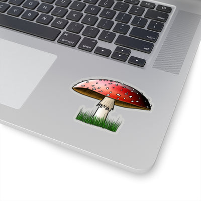 Cheerful Toadstool Sticker