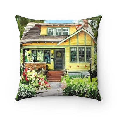 Old home throw pillow for architect