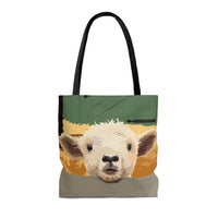 Lamb tote bags,  knitting tote bag
