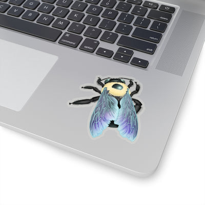 bumblebee sticker, Bumble bee sticker. Bee Laptop Sticker.