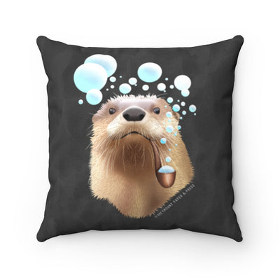 otter throw pillow