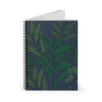 Deep Floral Notebook