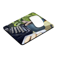 Biblio Typewriter & Coffee Mouse Pad (two shapes)