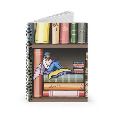 fairy notebook, fairy notebooks, fairy note book, gifts for book lovers, bookshelf notebook