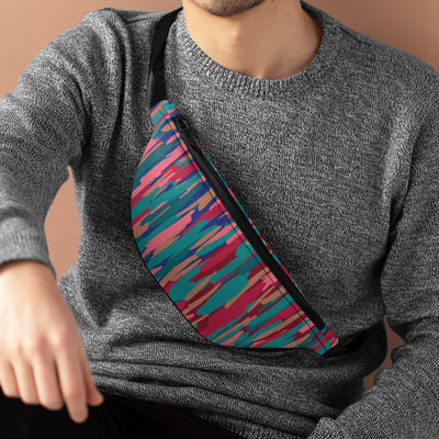 Colorful fanny pack, slim fanny pack, flat fanny pack