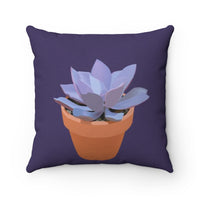 Succulent throw pillow