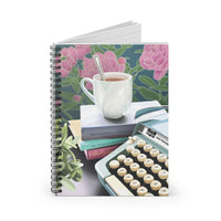 Biblio Teacup and Typewriter Notebook