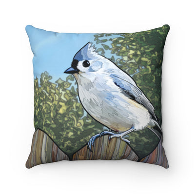 Bird throw pillow, gifts for bird lovers, bird decor, unique throw pillow